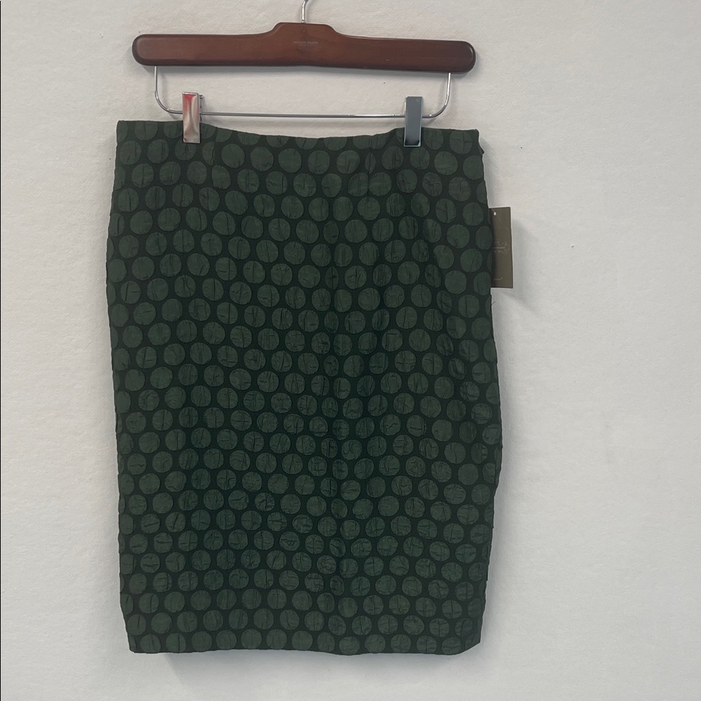 Maeve Polka Dot Embossed Skirt